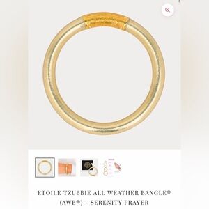 NEW Sz SMALL BuDhaGirl Etoile Tzubbie
All Weather Bangle (AWB) - Serenity
Prayer